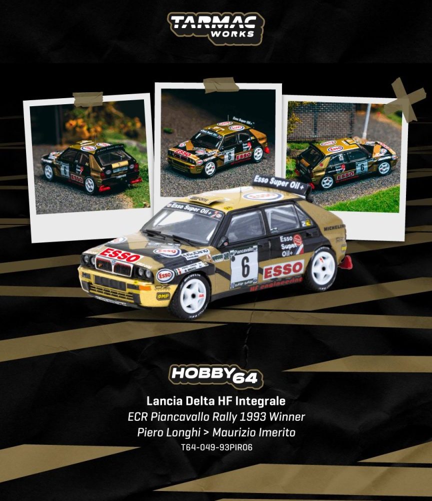 (Pre-Order) Lancia Delta HF Integrale ECR Piancavallo Rally 1993 Winner Piero Longhi / Maurizio Imerito