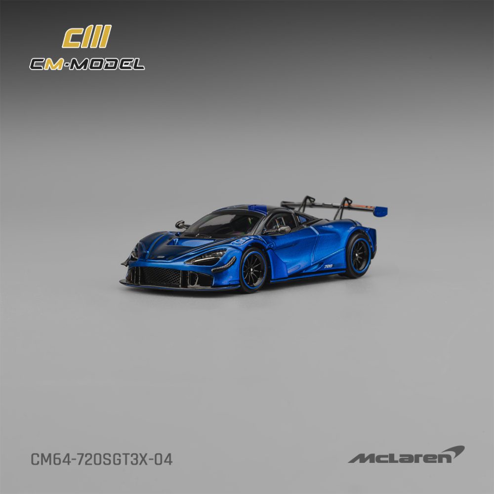 (Pre-Order) Mclaren 720S GT3X Aurora Blue