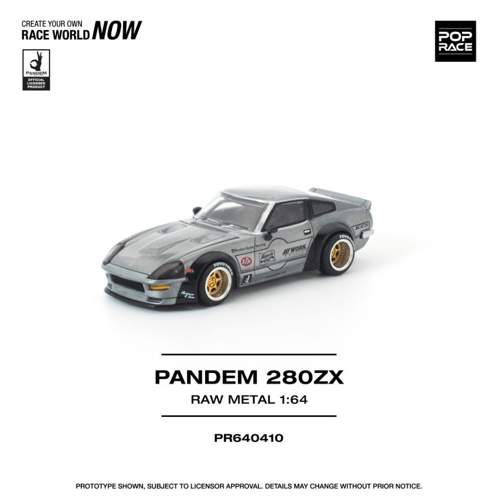(Pre-Order) Pandem Nissan 280ZX Raw Metal