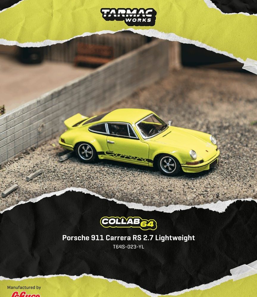 (Pre-Order) Porsche 911 Carrera RS 2.7 Lightweight Yellow