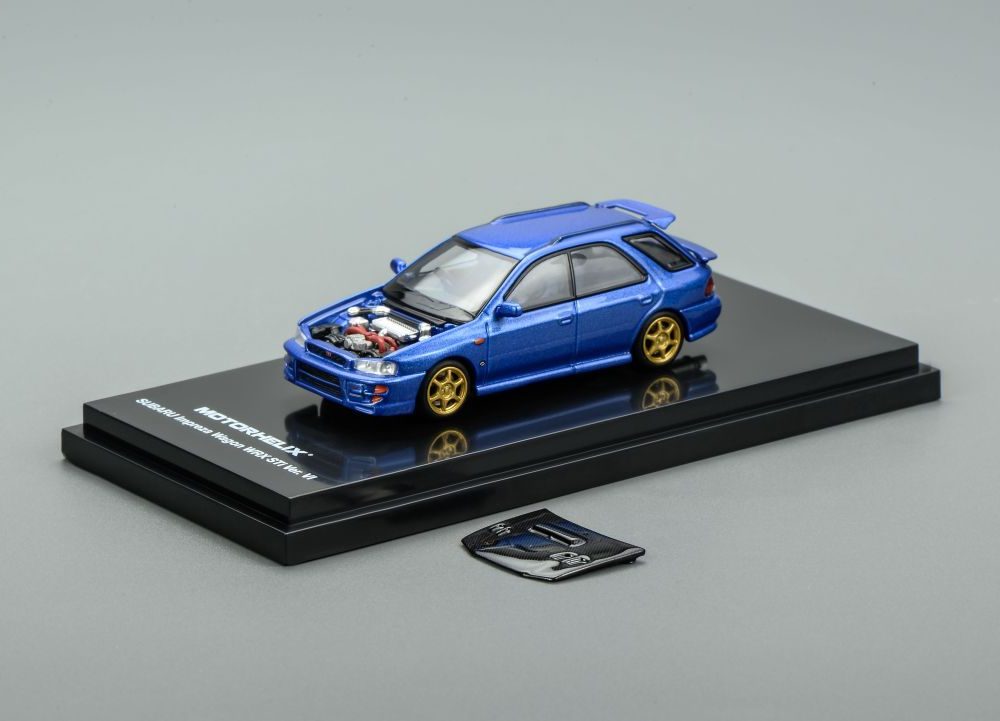 Subaru Impreza Wagon WRX Sti Version VI Blue Carbon Bonnet - M67108