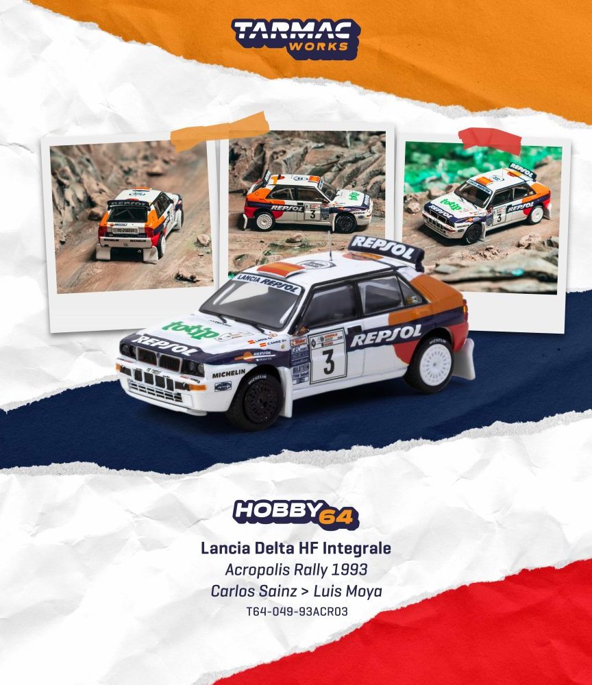 (Pre-Order) Lancia Delta HF Integrale Acropolis Rally 1993 Carlos Sainz / Luis Moya