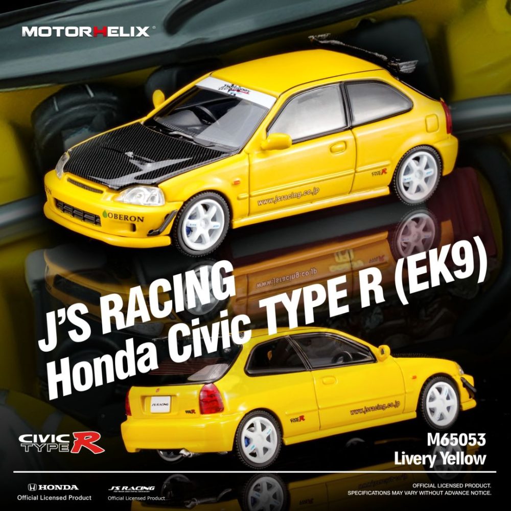 Honda Civic Type R EK9 J’s Racing Yellow - M65053