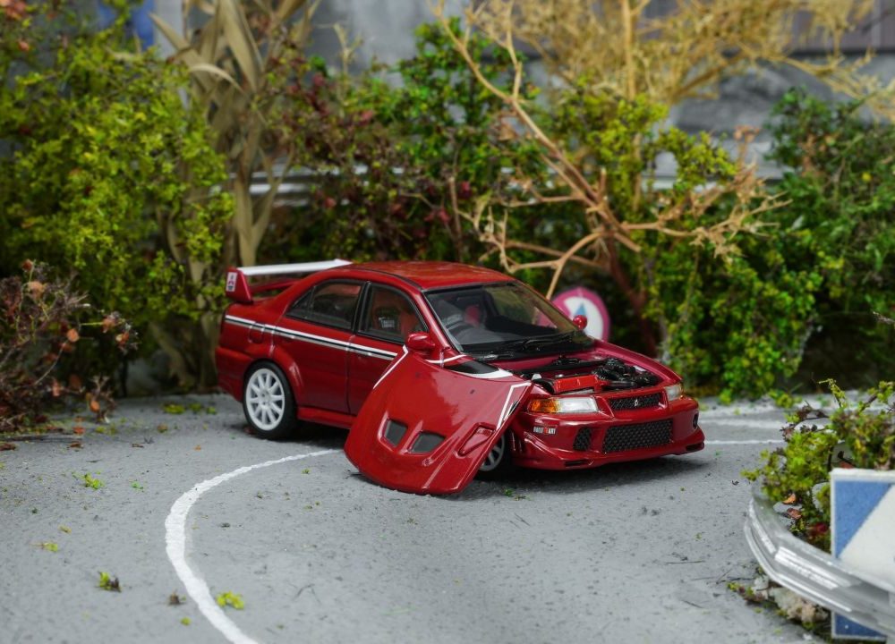 (Pre-Order) Mitsubishi Lancer Evolution VI GSR T.M.E. Passion Red