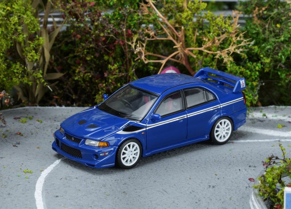 (Pre-Order) Mitsubishi Lancer Evolution VI GSR T.M.E. Metal Blue Pearl