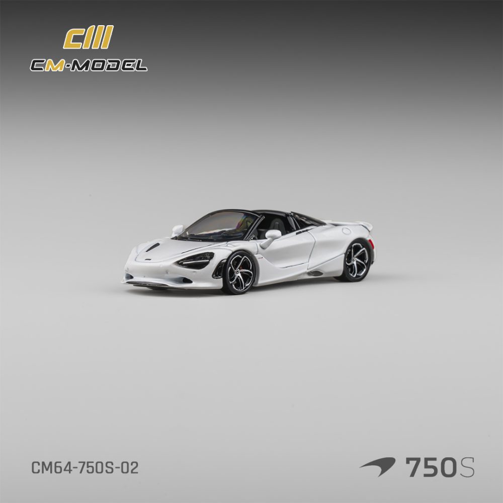(Pre-Order) Mclaren 750S Spider Silica White