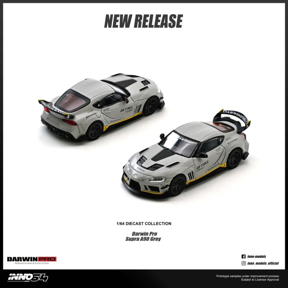 New Arrival -  Toyota Supra A90 Darwin Pro Matt Grey - IN64-A90DP-MGRAY