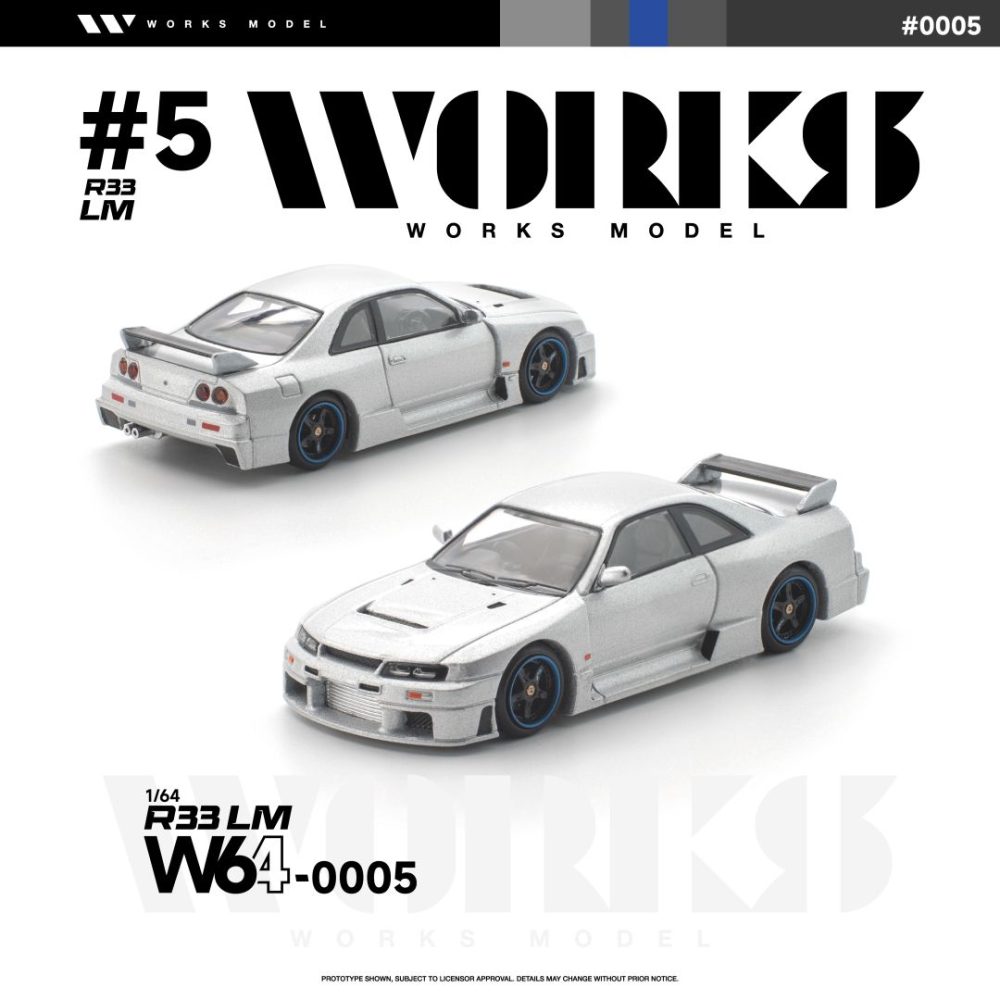 (Pre-order) Nissan Skyline GT-R R33 LM Silver