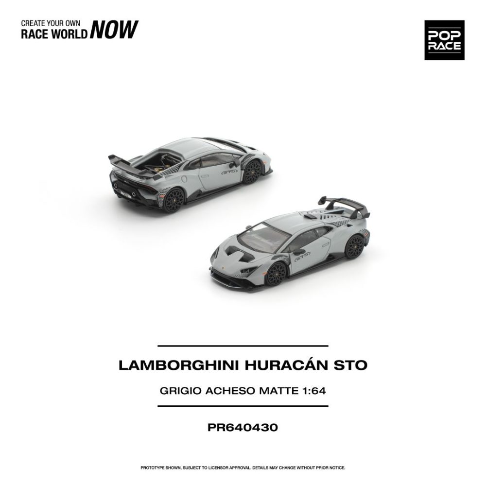 (Pre-Order) Lamborghini Huracan STO Grigio Acheso Matte