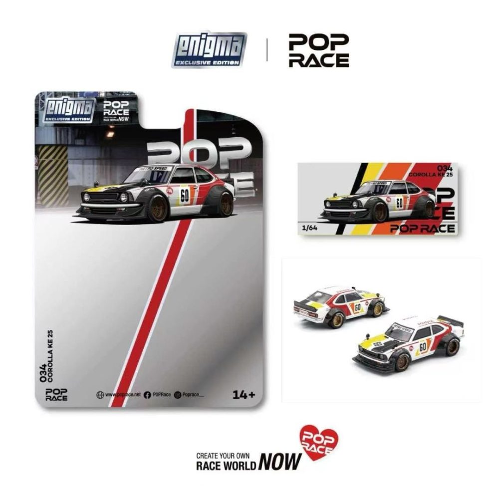 (Pre-Order) Toyota Corolla KE25 Racing 60# Livery