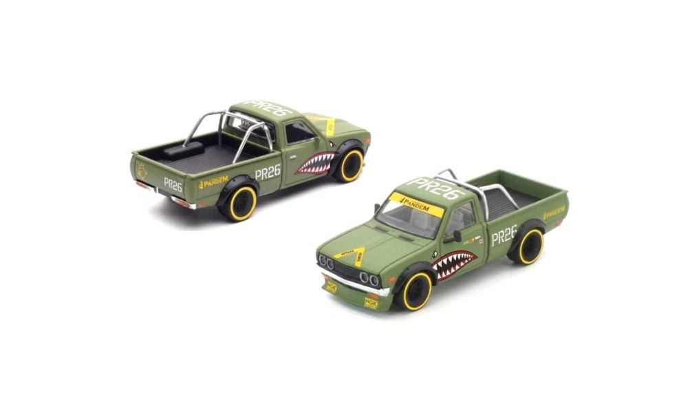 (Pre-Order) Pandem Datsun 620 Fighter Shark Green
