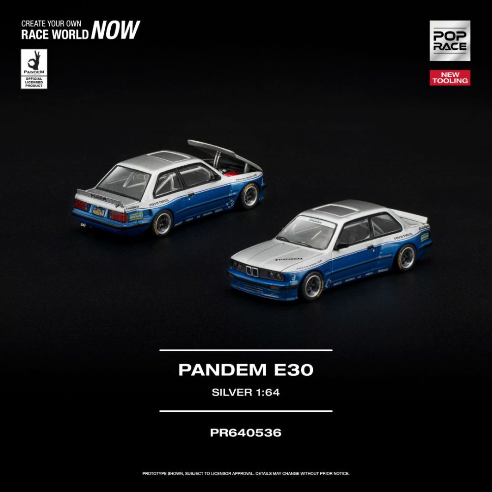 (Pre-Order) Rocket Bunny Pandem BMW E30 M3 Silver