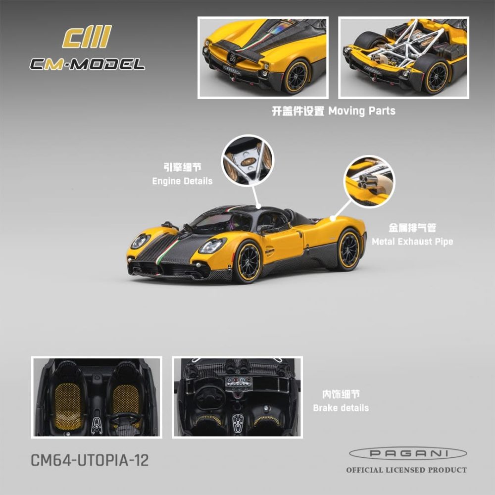 (Pre-Order) Pagani Utopia Giallo Ginevra