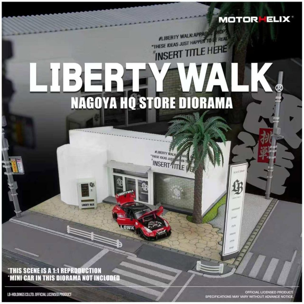 (Pre-Order) 1/64 Liberty Walk Nagoya HQ Store Diorama (HEC Edition)
