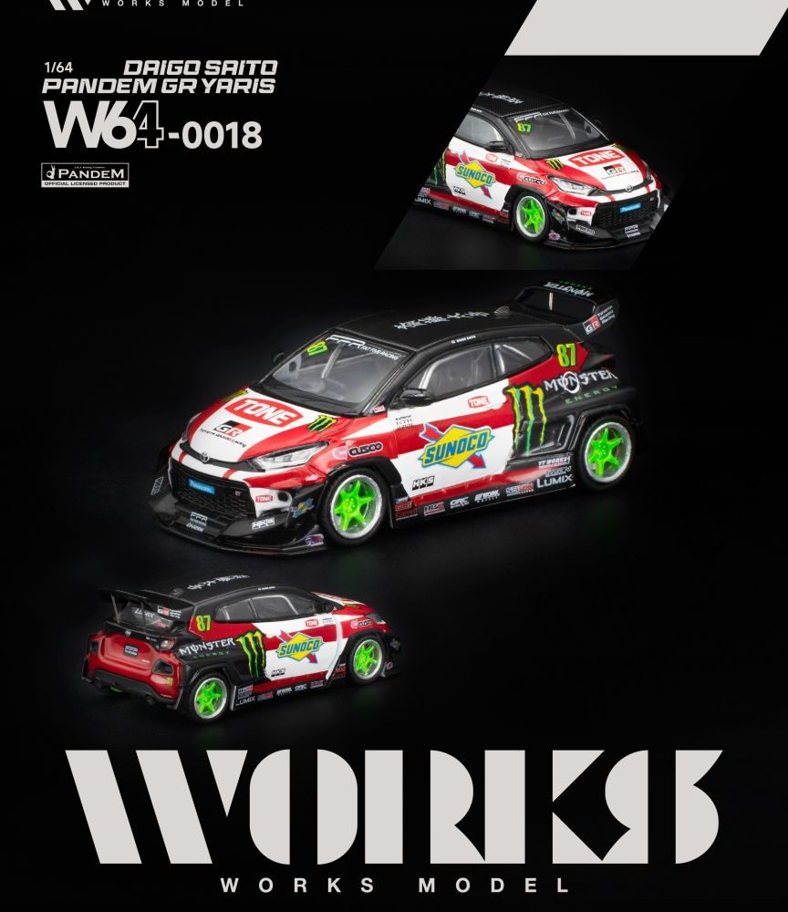 (Pre-order) Rocket Bunny Pandem Toyota GR Yaris Daigo Saito