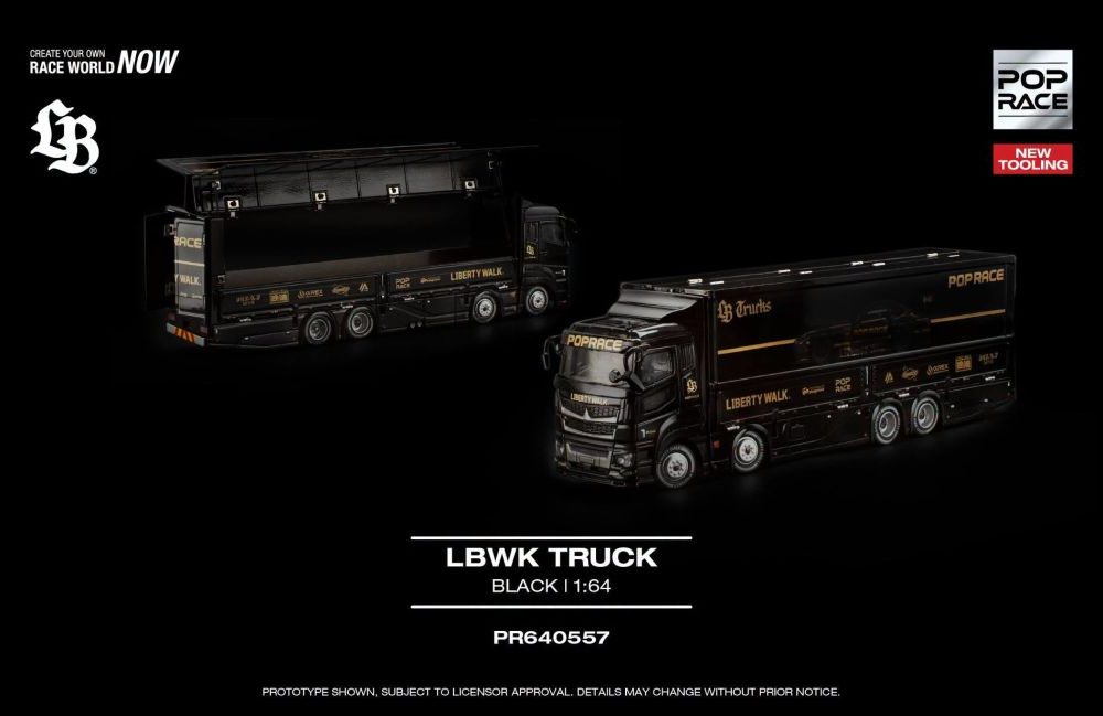 (Pre-Order) Liberty Walk LBWK Truck Black