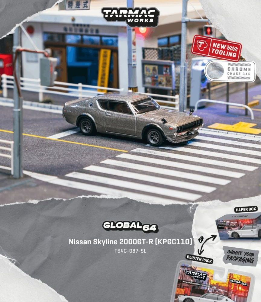 (Pre-Order) Nissan Skyline 2000GT-R (KPGC110) Silver