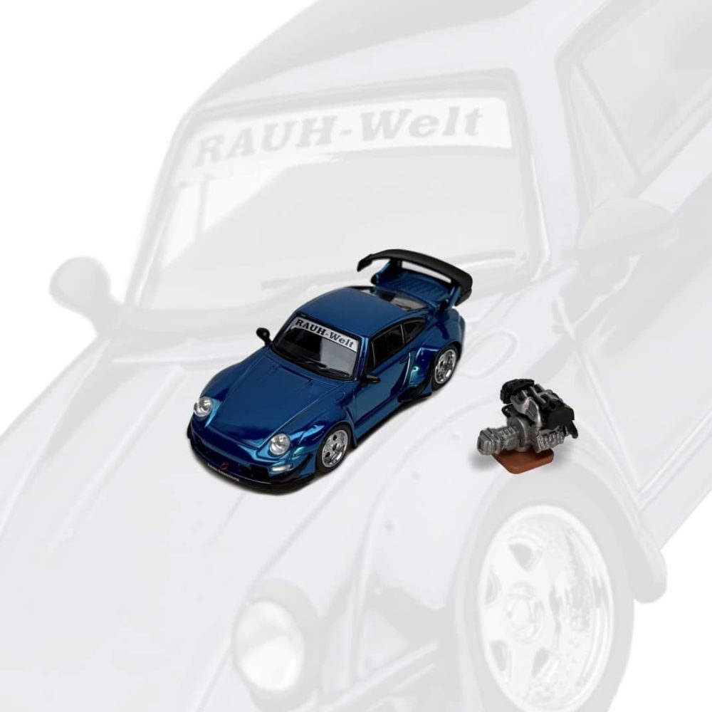(Pre-Order) Porsche RWB 964 Chrome Blue