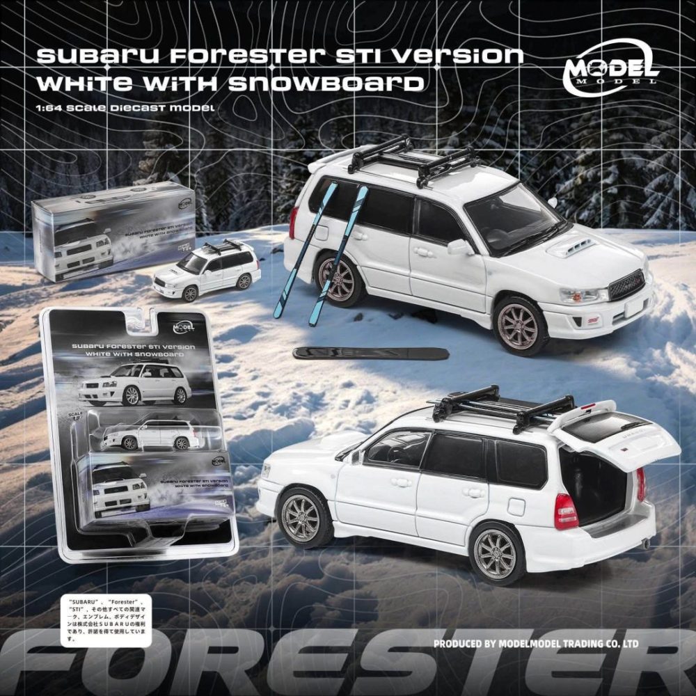 (Pre-Order) Subaru Forester STI Version White (Blister pack)