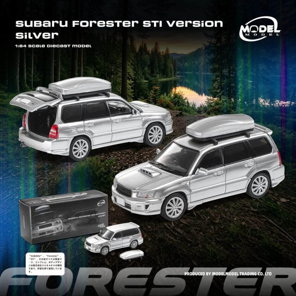 (Pre-Order) Subaru Forester STI Version Silver (Colour box)