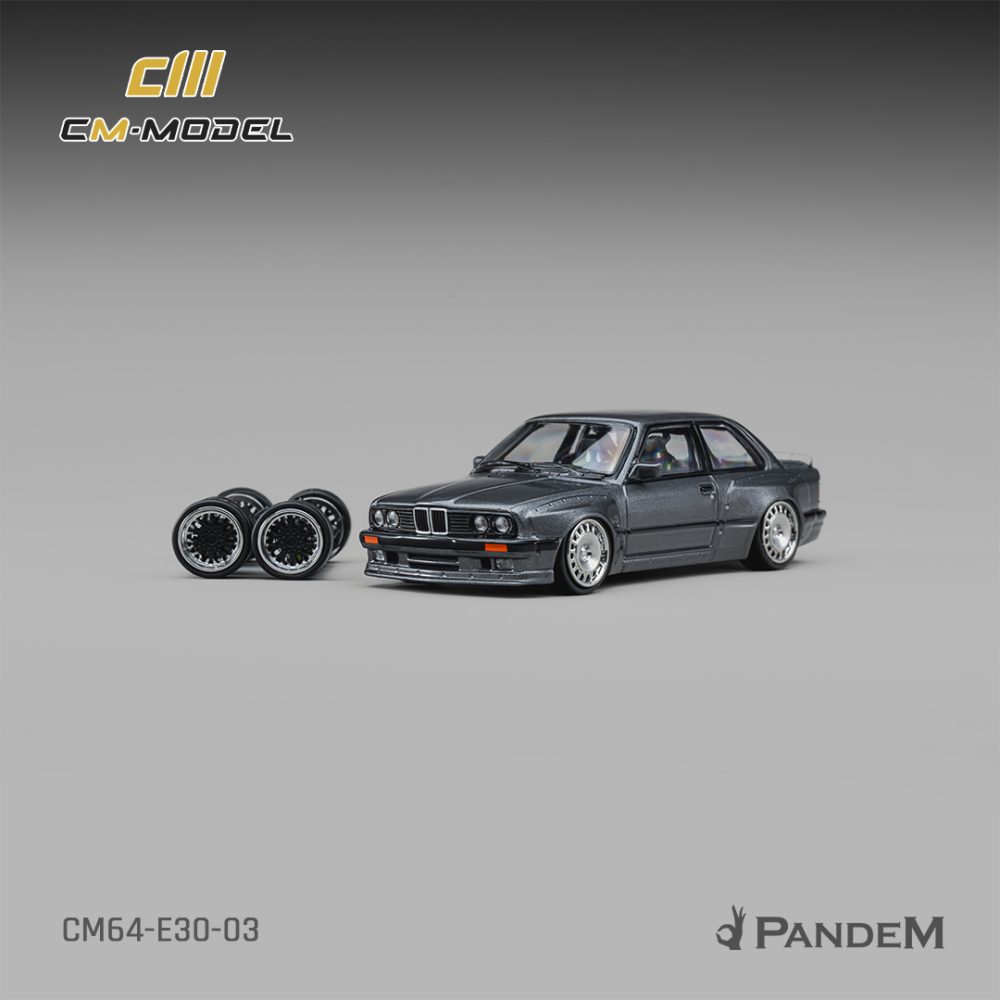 (Pre-Order) Pandem BMW M3 E30 Metallic Gunmetal Gray