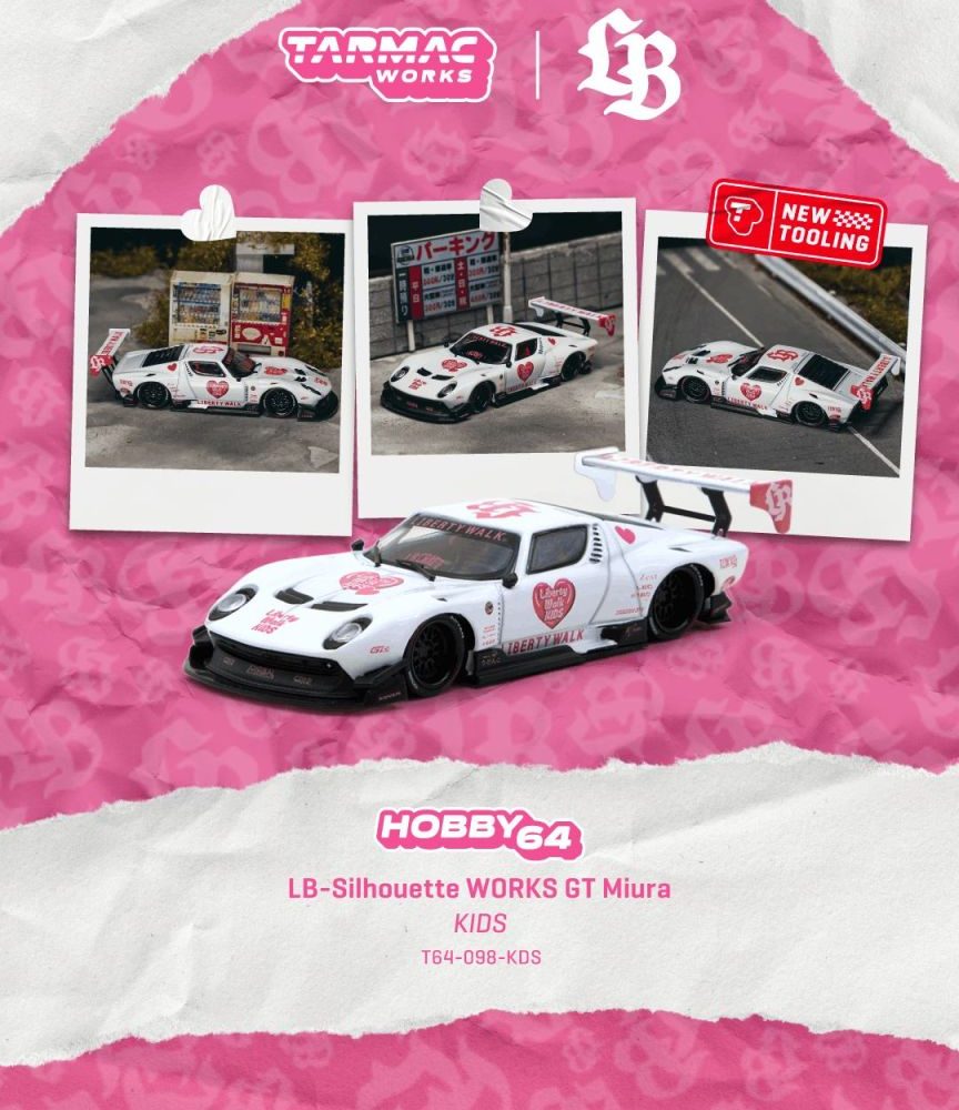 (Pre-Order) LB-Silhouette WORKS Lamborghini Miura GT KIDS