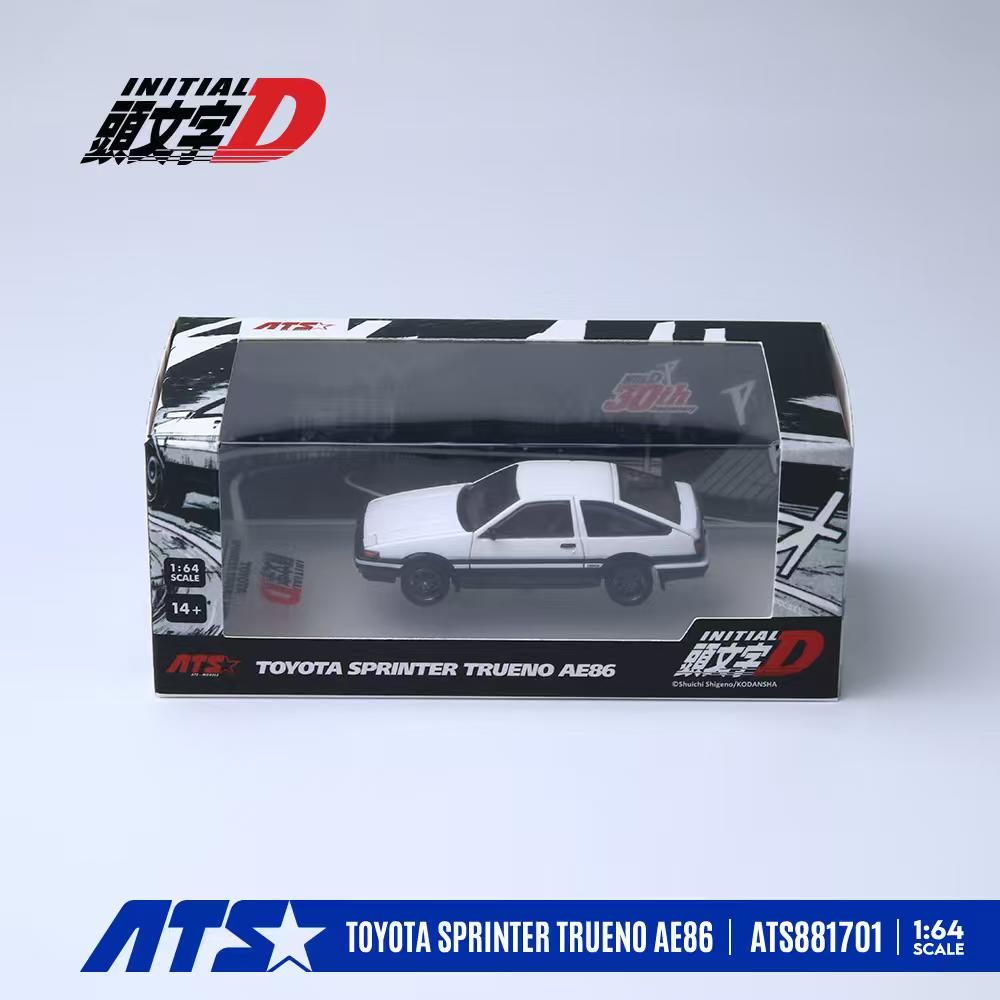 (Pre-Order) Toyota Sprinter Trueno AE86 Initial D White-Bonnet
