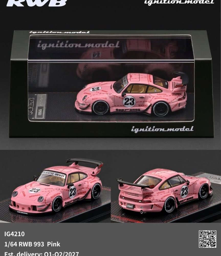 (Pre-Order) Porsche 911 RWB 993 Pink