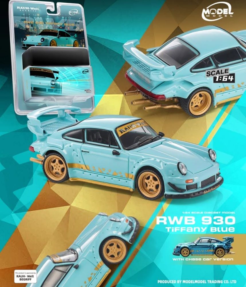 (Pre-Order) RWB Porsche 930 Tiffany Blue