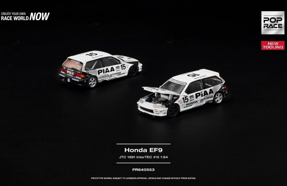 (Pre-Order) Honda Civic (EF9) #15 JTC 1991 InterTEC
