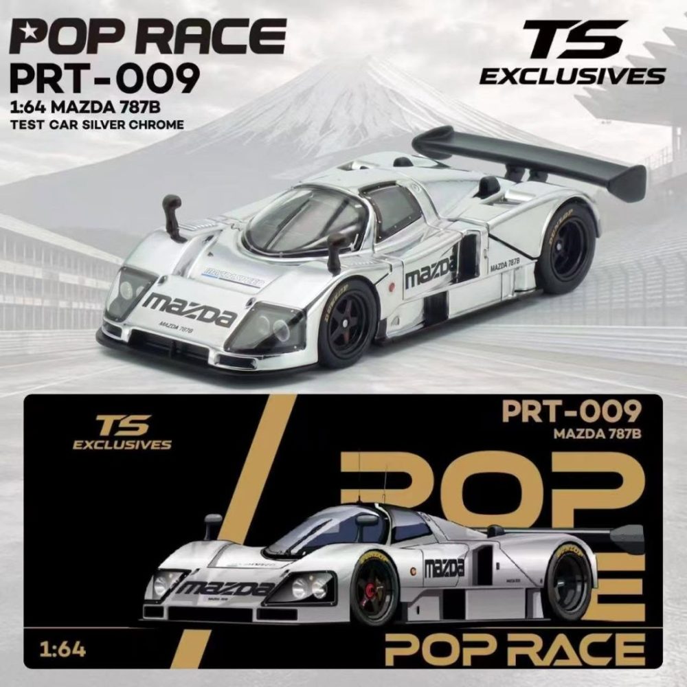 (Pre-Order) Mazda 787B 1991 Test Car Silver Chrome