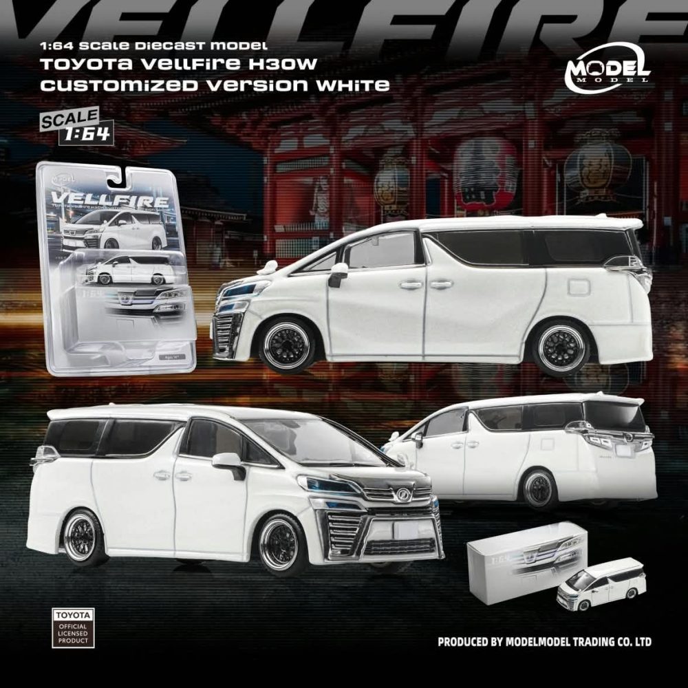 (Pre-Order) Toyota Vellfire H30W customized Version White