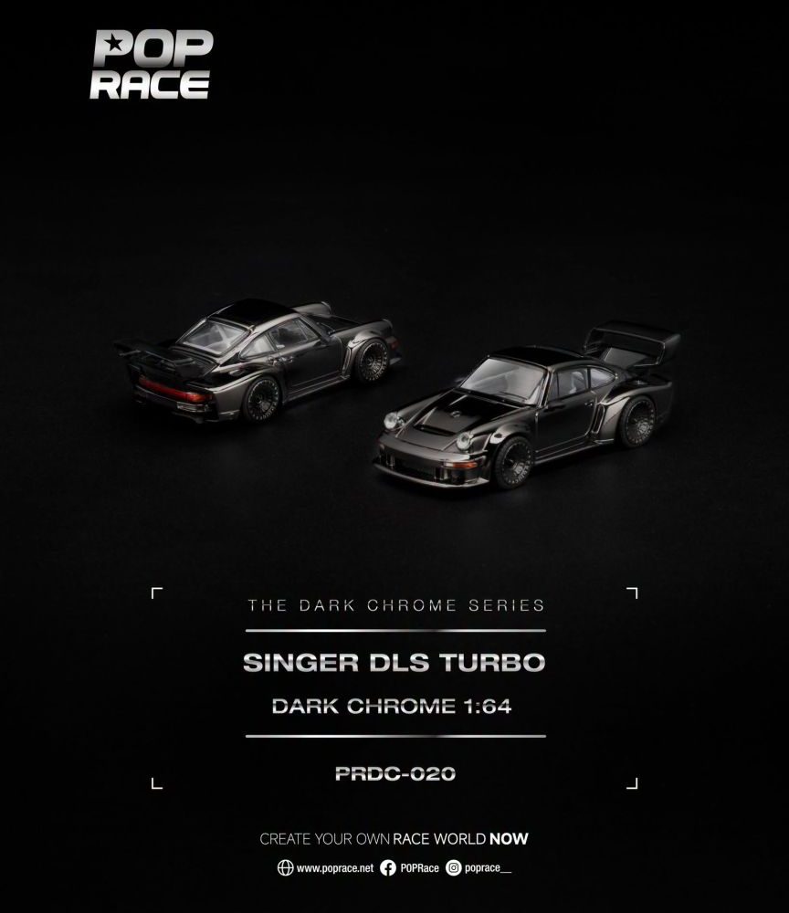 (Pre-Order) Singer Porsche DLS Turbo Dark Chrome