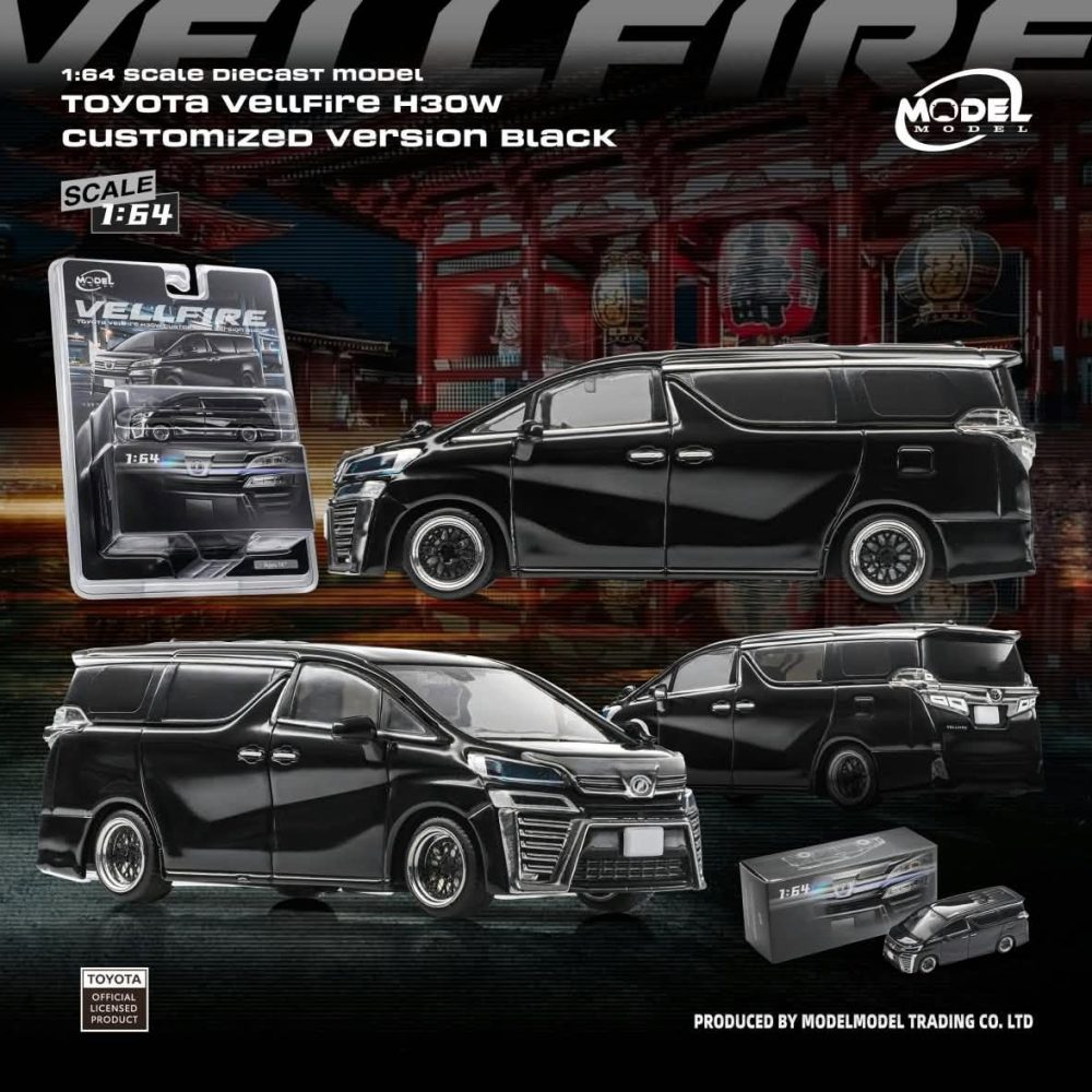 (Pre-Order) Toyota Vellfire H30W customized Version Black