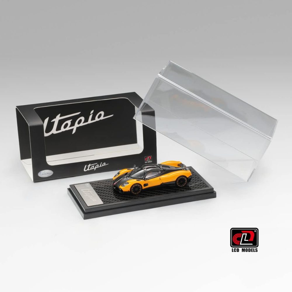 (Pre-Order) Pagani Utopia Coupe Yellow-Black Carbon