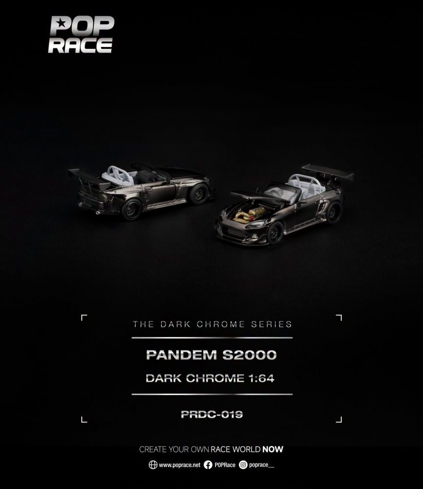 (Pre-Order) Pandem Honda S2000 Dark Chrome