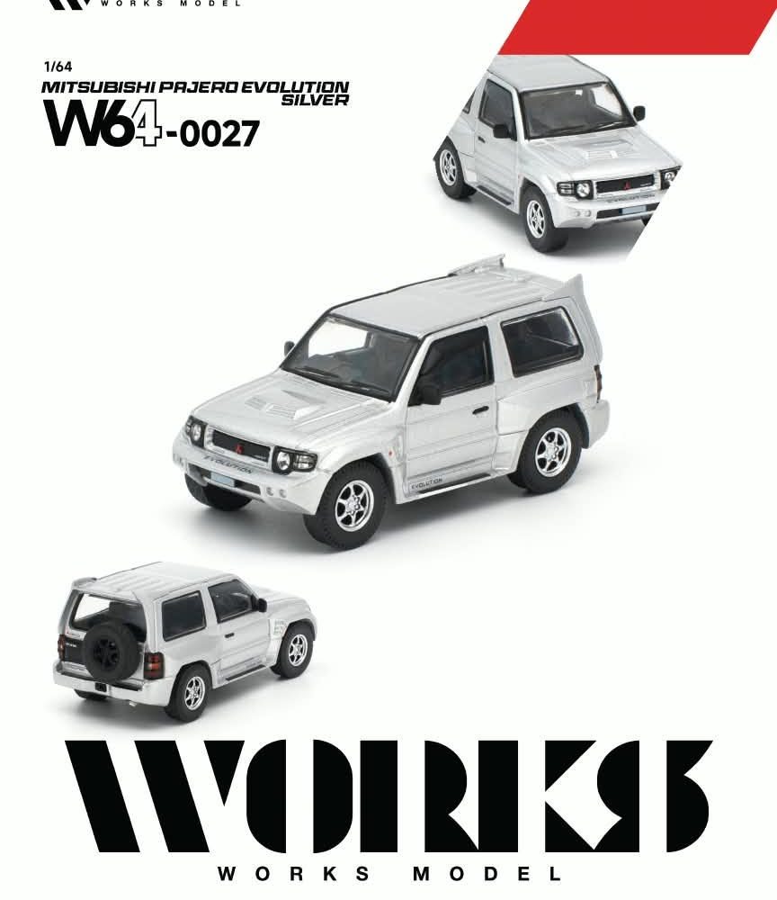 (Pre-order) Mitsubishi Pajero Evolution Silver