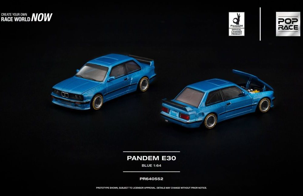 (Pre-Order) Rocket Bunny Pandem BMW E30 M3 Blue