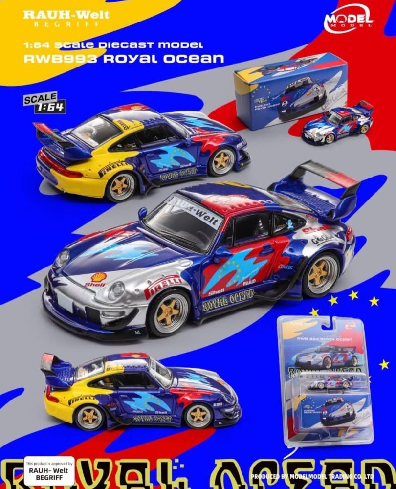 (Pre-Order) RWB Porsche 993 Royal Ocean