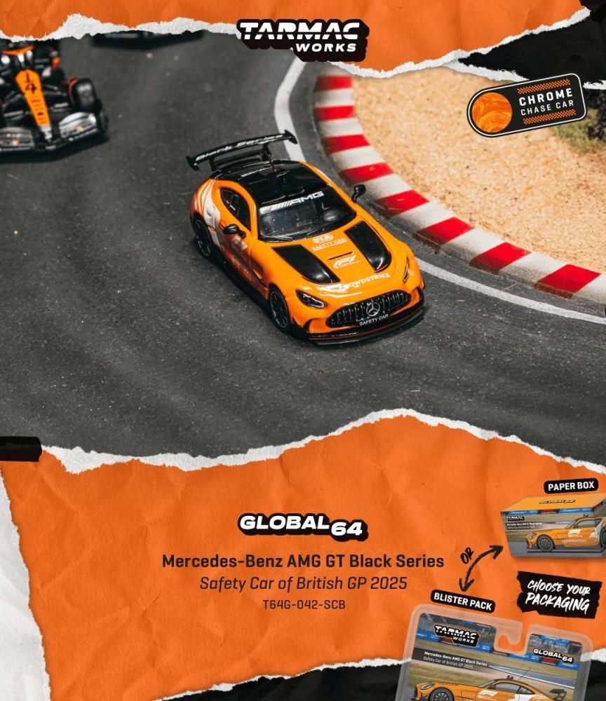 (Pre-Order) Mercedes-Benz AMG GT Black Series Safety Car of British GP 2025