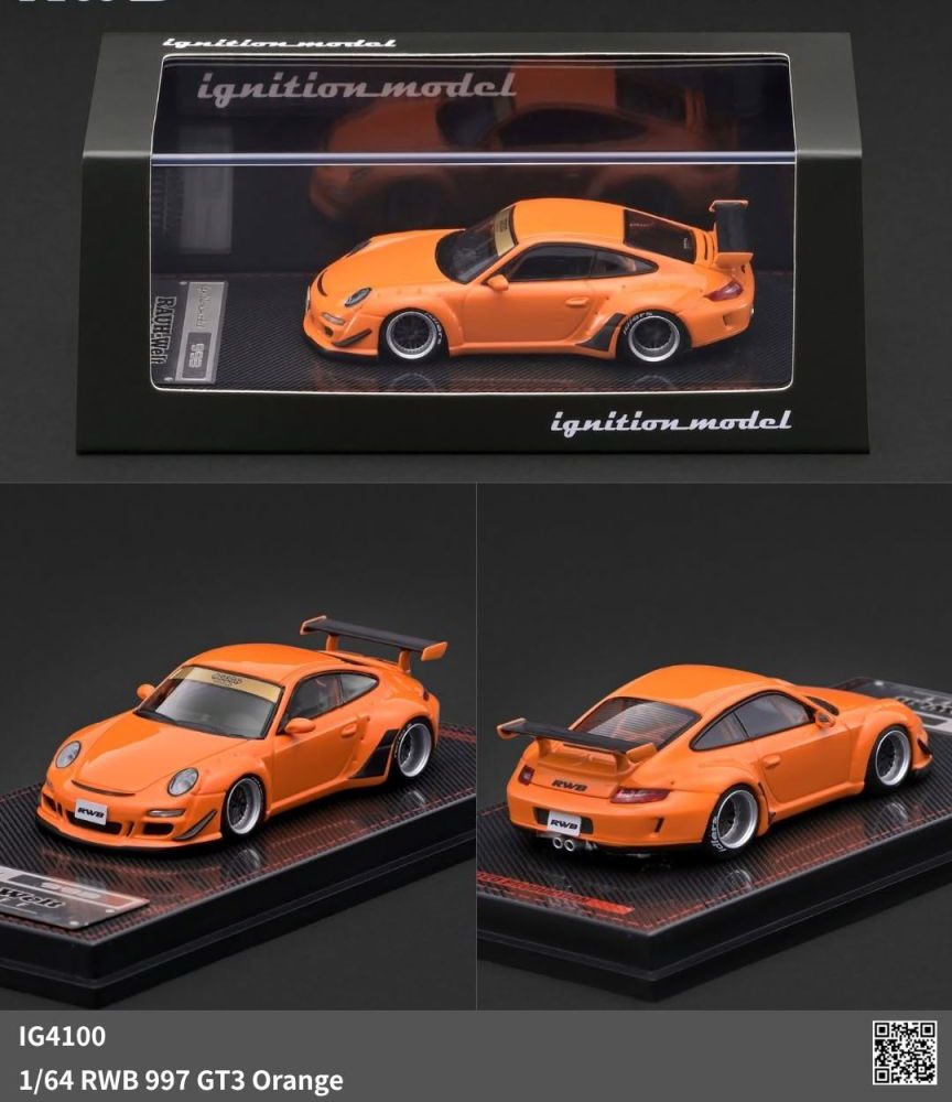 (Pre-Order) Porsche 911 RWB 997 GT3 Orange